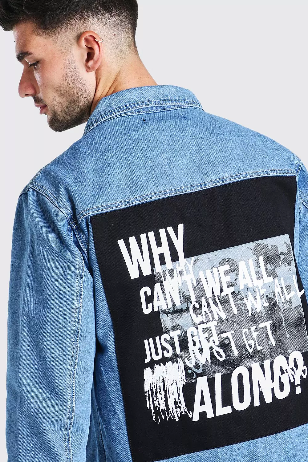 Boohooman store denim jacket